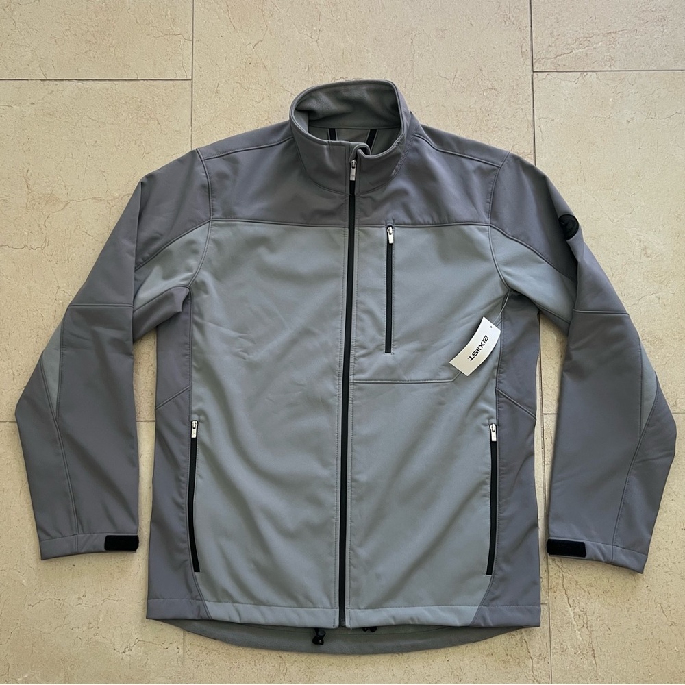2(X)IST Men’s Full Zip Fleece Jacket - Grey - Size M